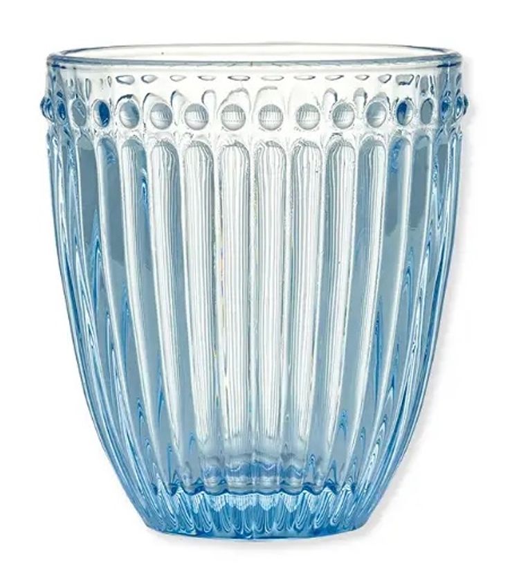 Greengate Water glass Alice pale blue