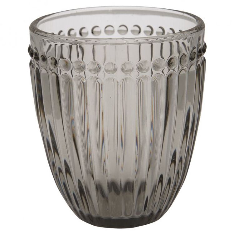 Greengate Water glass Alice grey