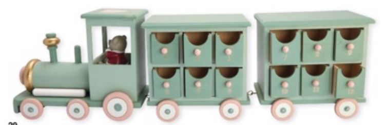 Greengate Xmas Calendar Train adventskalender