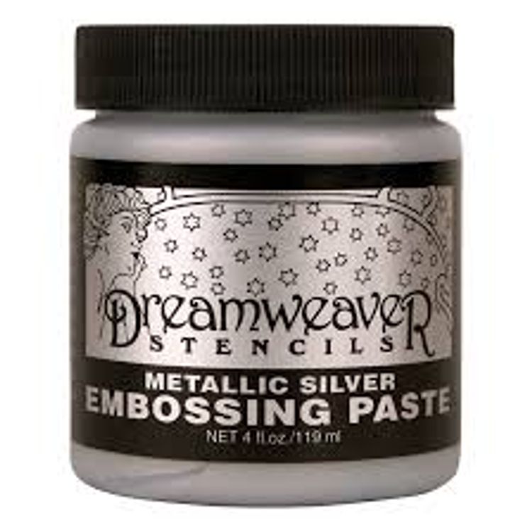 Dreamweaver embossing paste metallic silver