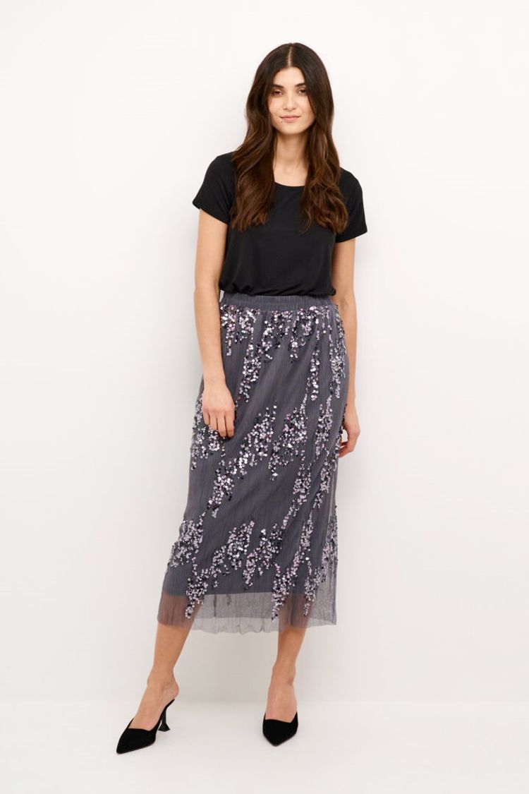 Culture Anjelica Skirt steel grey