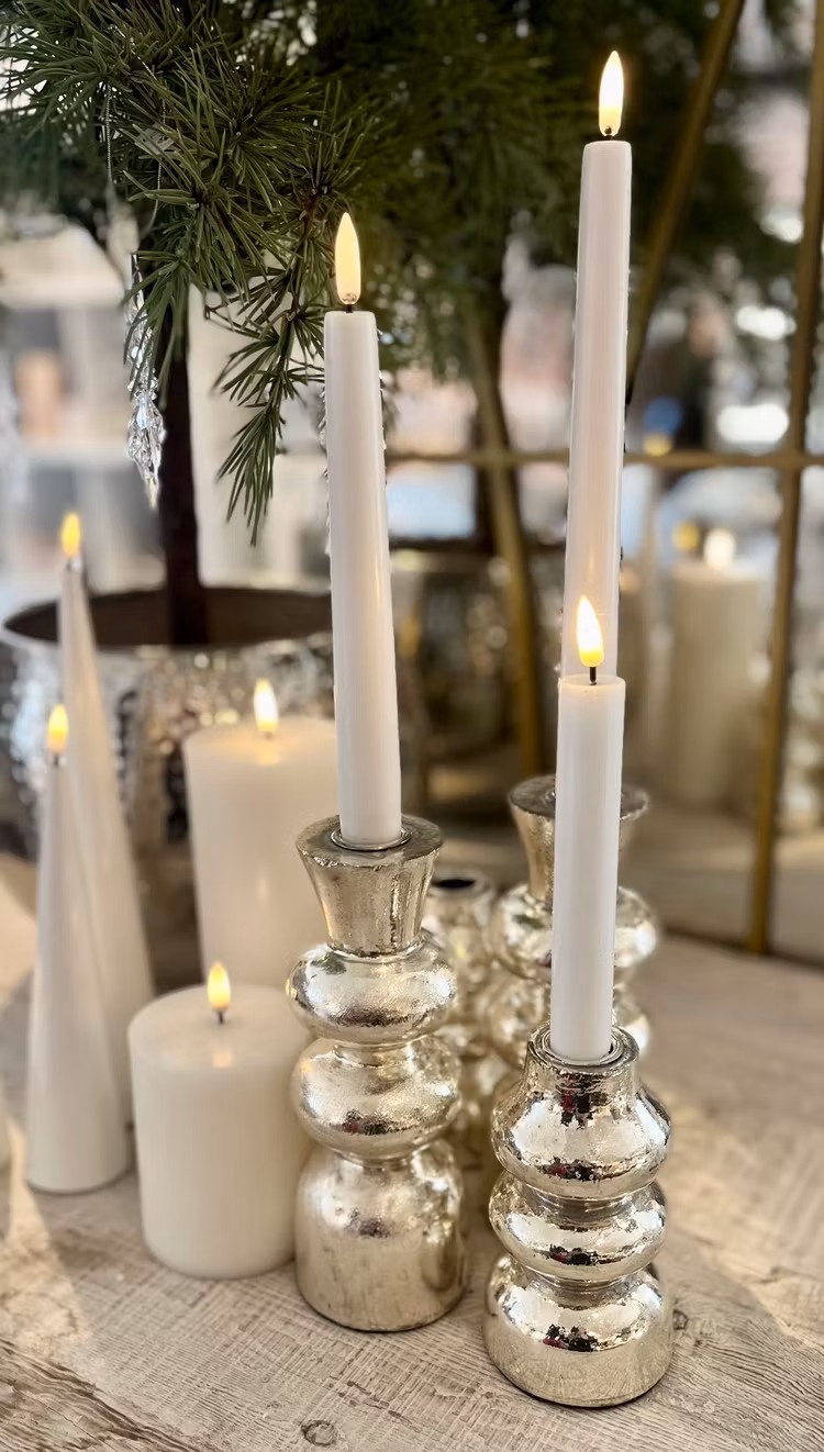 Ljusstake champagne