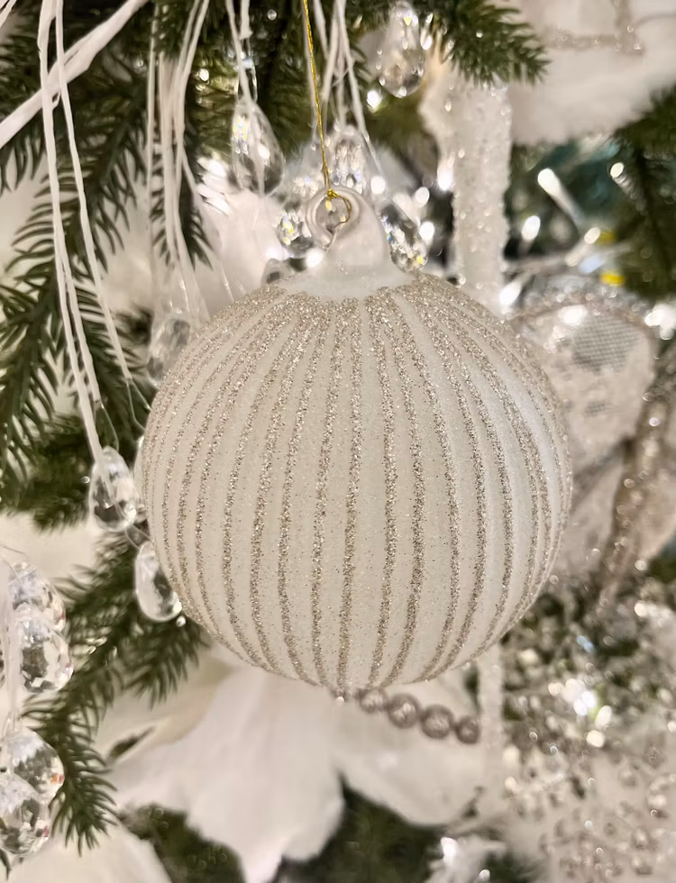 Julkula frostad ribbad med champagne mindre
