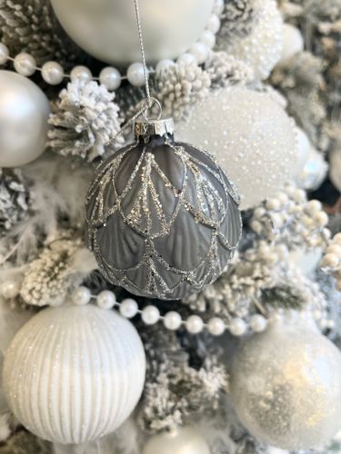 Julkula grå med silver