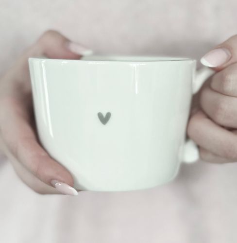 BC Collection Cup grey heart