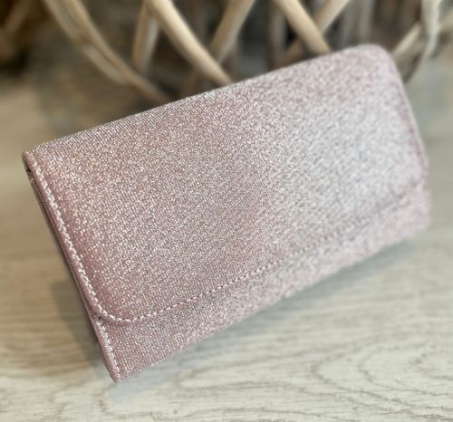 Glitterväska rosa