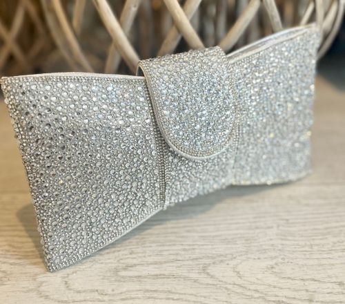 Väska Rosett silver