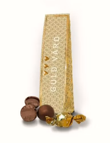 Klaras chokladkort Guld värd