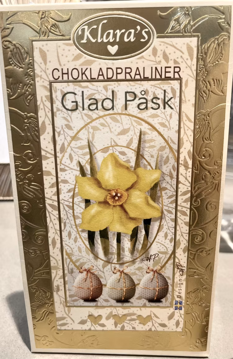 Klaras chokladpraliner Glad påsk