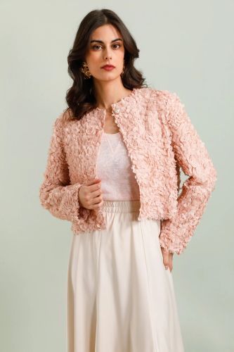 Flower jacket pink