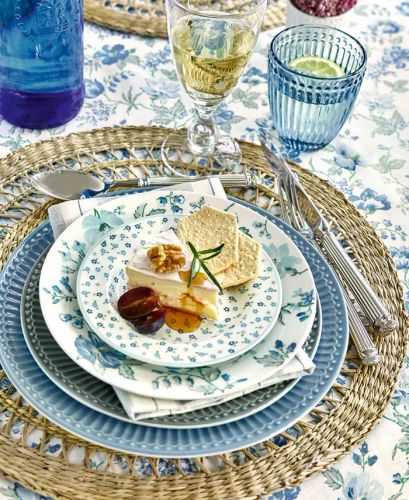 Greengate Placemat round straw