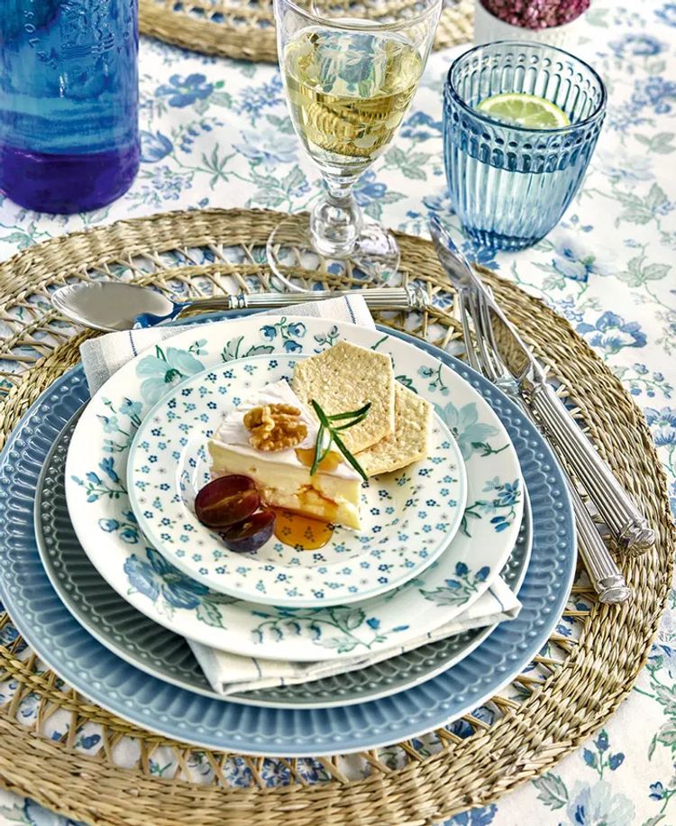 Greengate Placemat round straw
