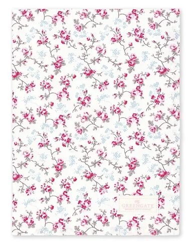 Greengate Tea towel Elsy white