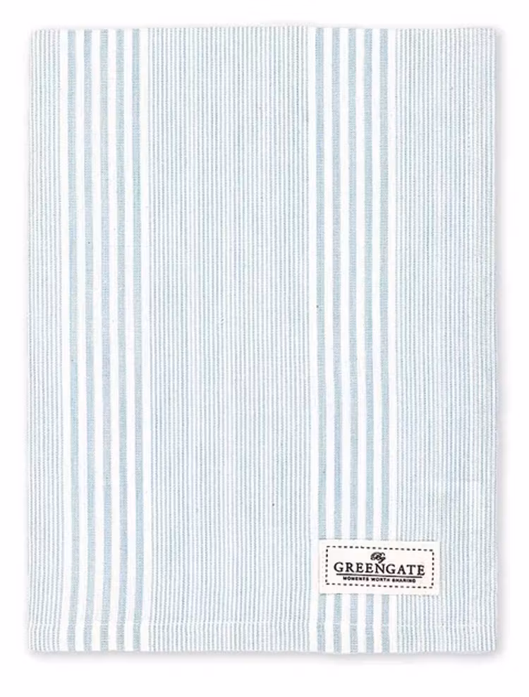 Greengate Tea Towel Glenda pale blue