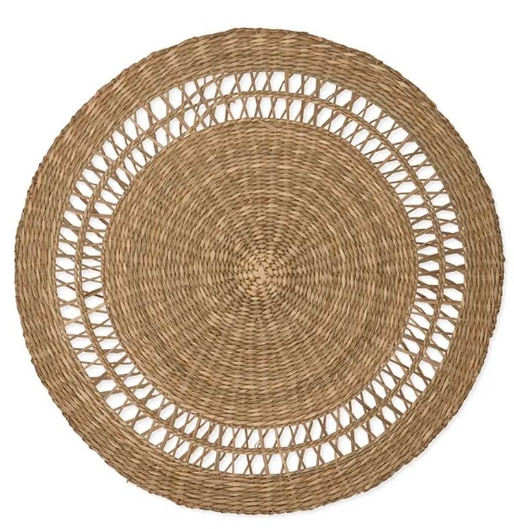 Greengate Placemat round straw