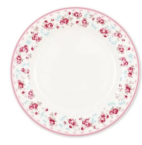 Greengate Plate Elsy white