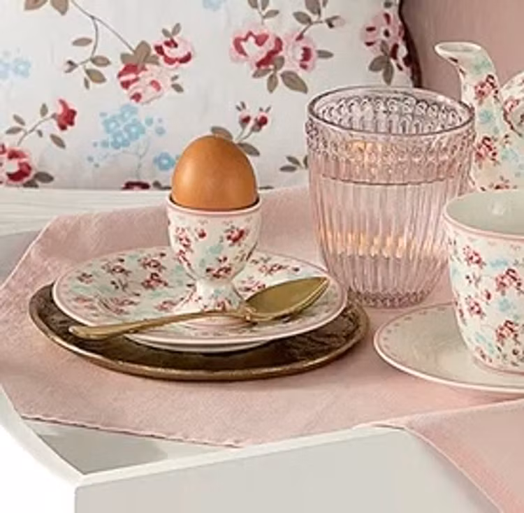 Greengate Egg cup Elsy white