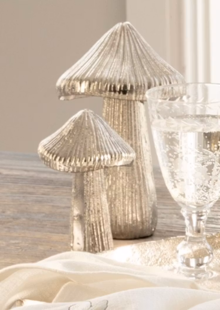 Greengate Mushroom silver medium