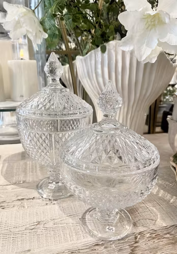 Godisskål Kristall större