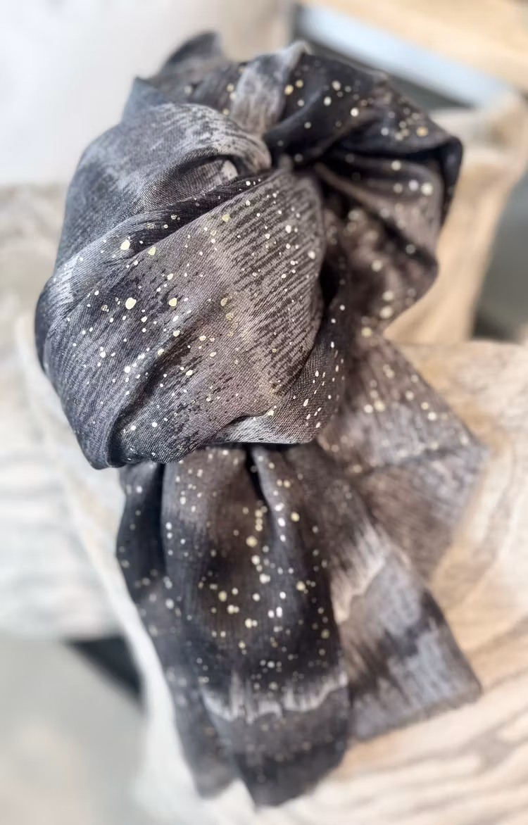 Scarf Dotty grå