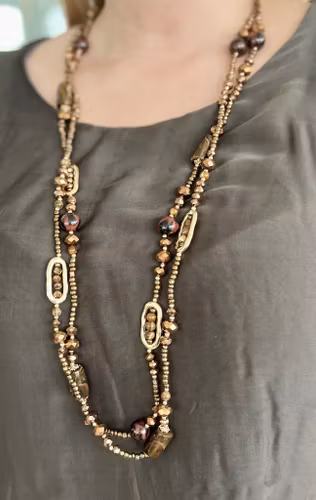 Halsband brunt