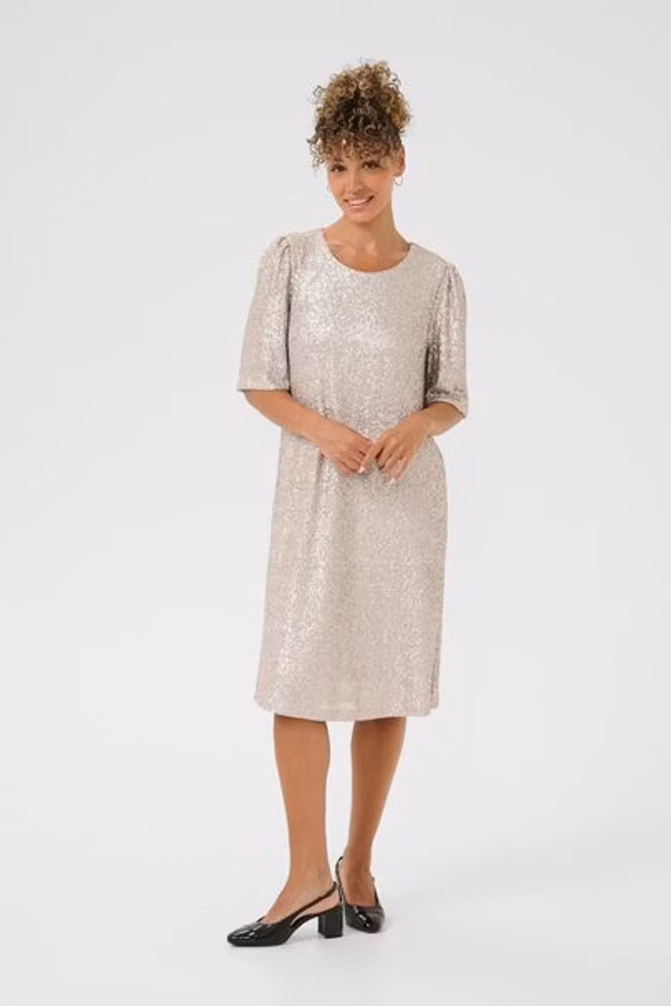 Cream Diddi Dress String
