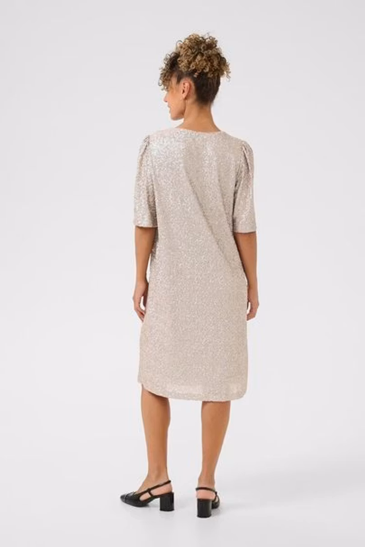 Cream Diddi Dress String