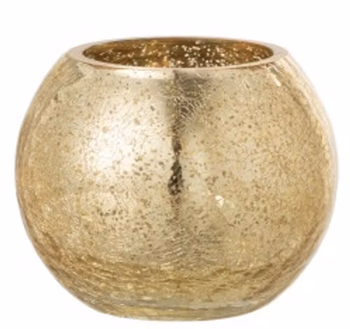 Hurricane/lykta crackle gold