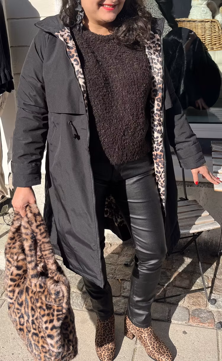 Regnkappa leopard