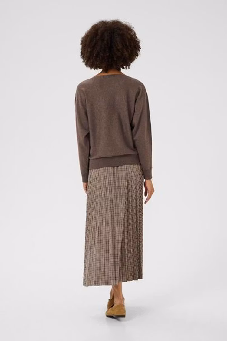 Culture Annemarie batwing jumper coffee bean