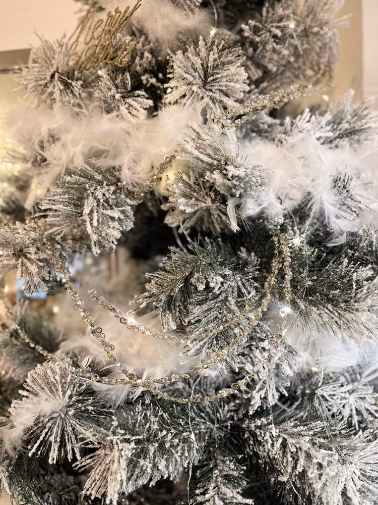 Girlang pärlor champagne