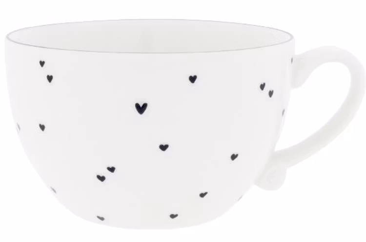 BC Collection large cup/soup bowl hearts