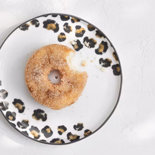 BC Collection dessert plate leopard