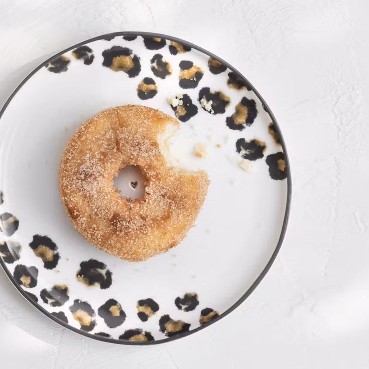BC Collection dessert plate leopard