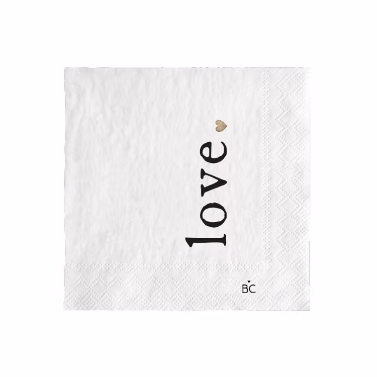 BC Collection Napkin LOVE servetter