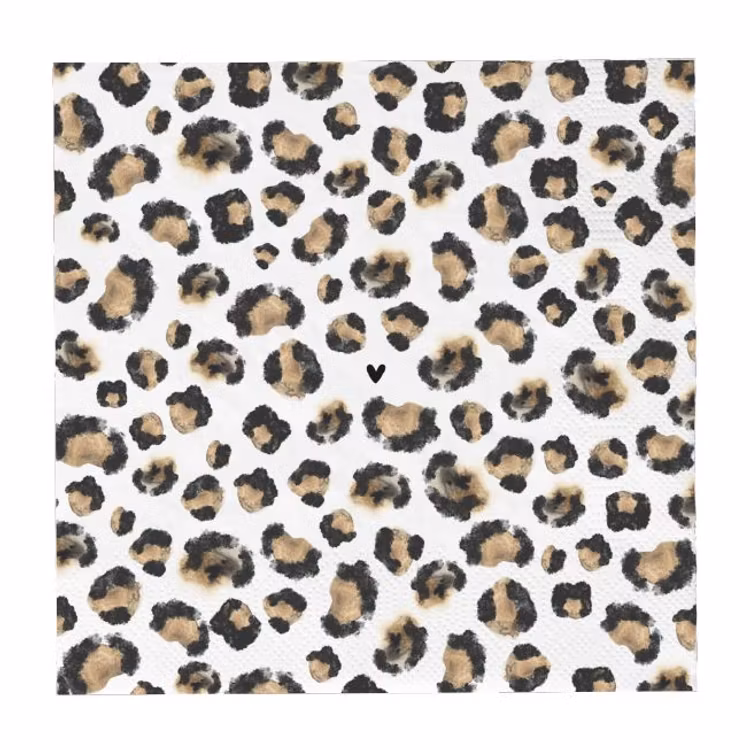 BC Collection Napkin Leopard servetter