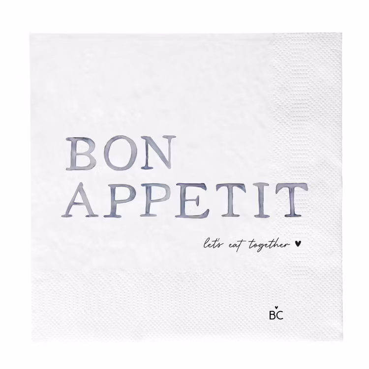 BC Collection Napkin Bon Appetit