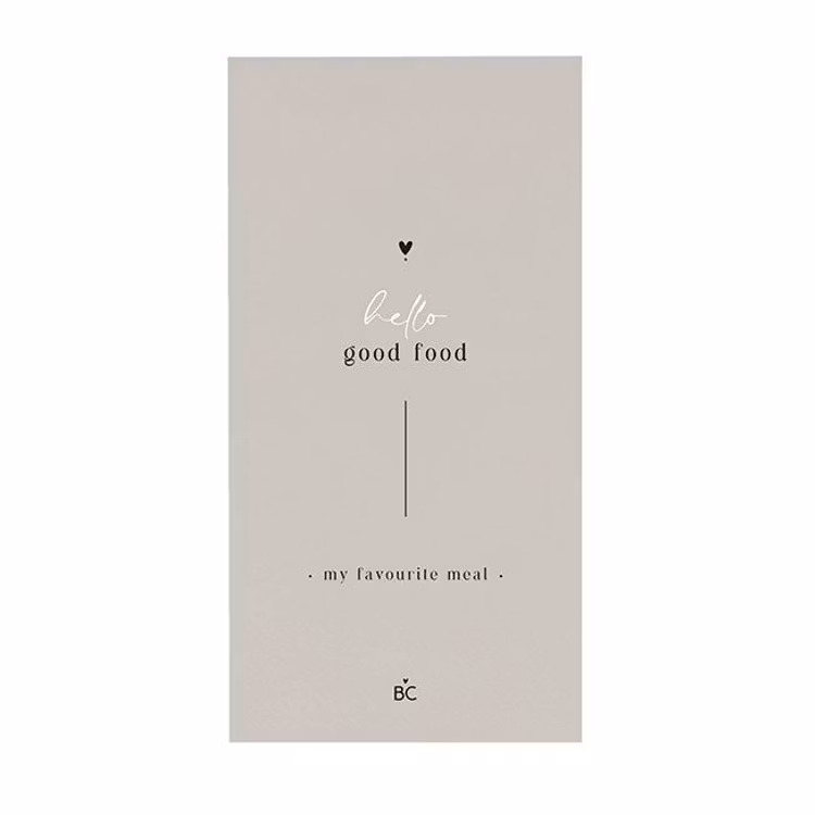 BC Collection Napkin Hello good food