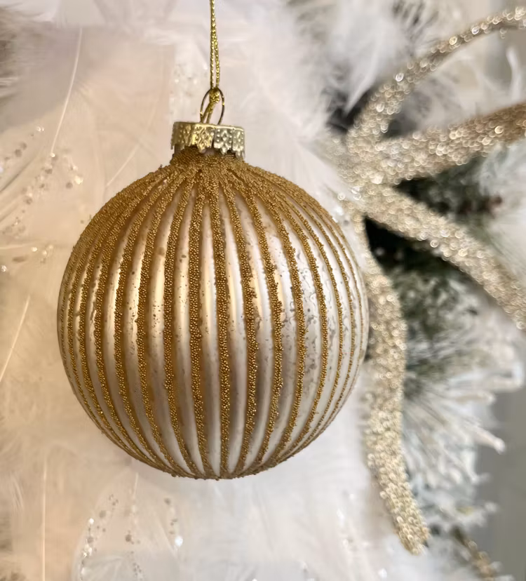 Julkula fattigmanssilver guldränder