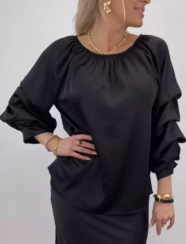 Raya blus svart