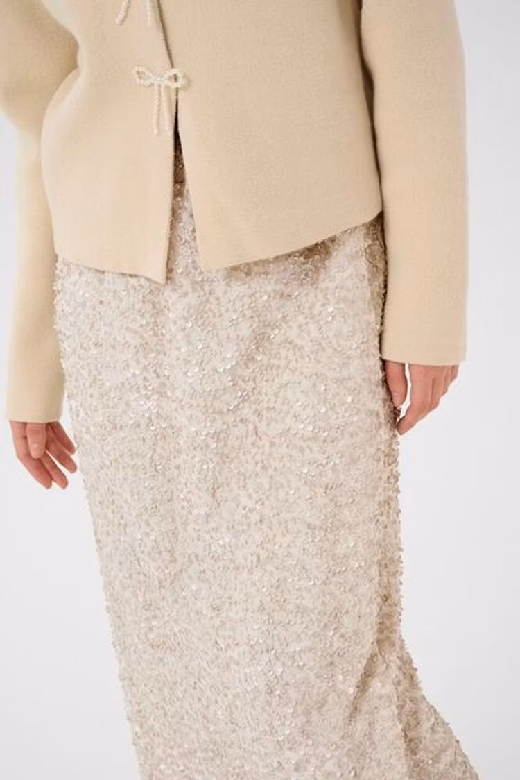 Culture Nali skirt whitecap paljettkjol