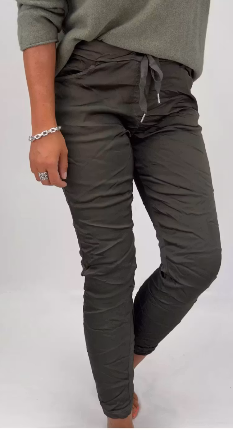 Magisk byxa glossy grön