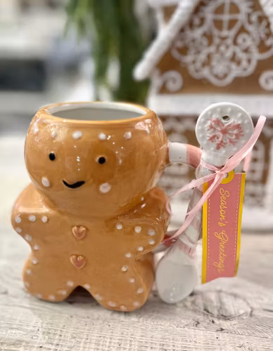 Mugg pepparkaka med sked