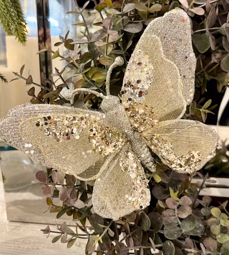 Fjäril champagneguld