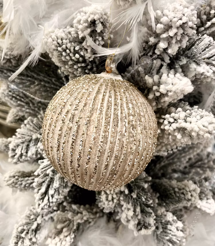 Julkula beigerosa glitter