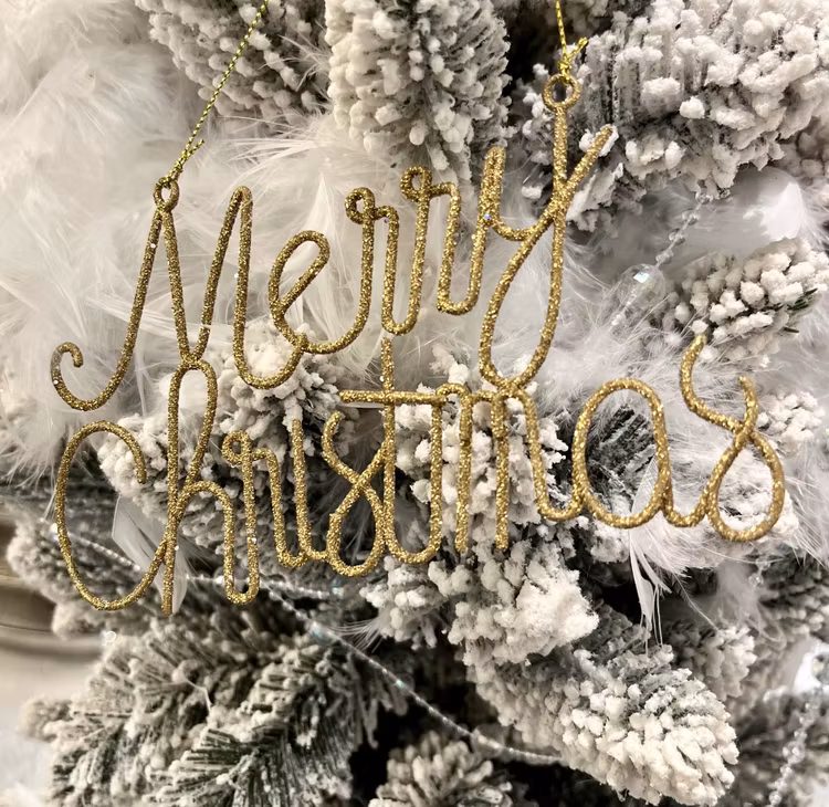 Merry christmas guld