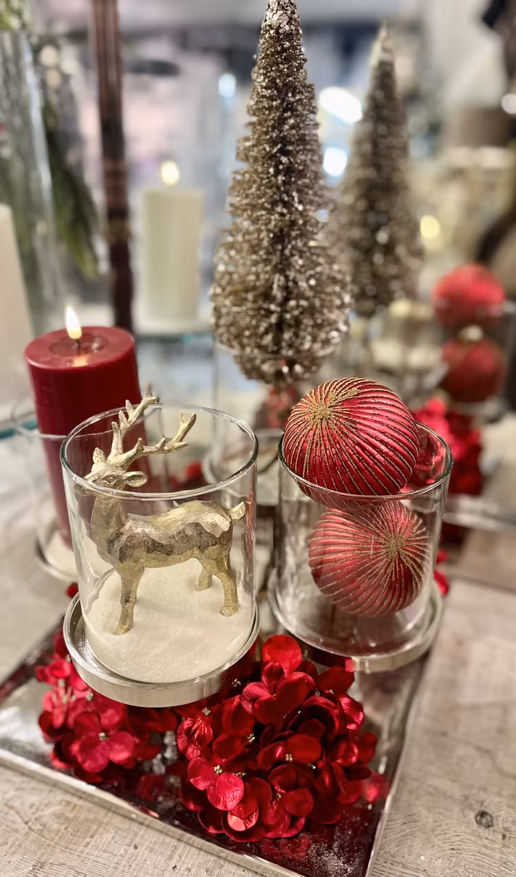 Ljusstake 4 lyktor råaluminium