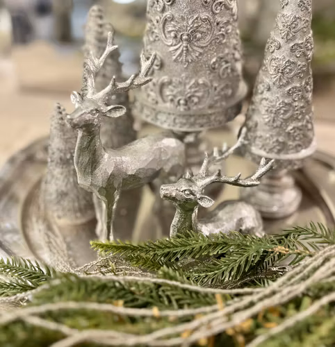 Lene Bjerre Sisilla decoration deer silver