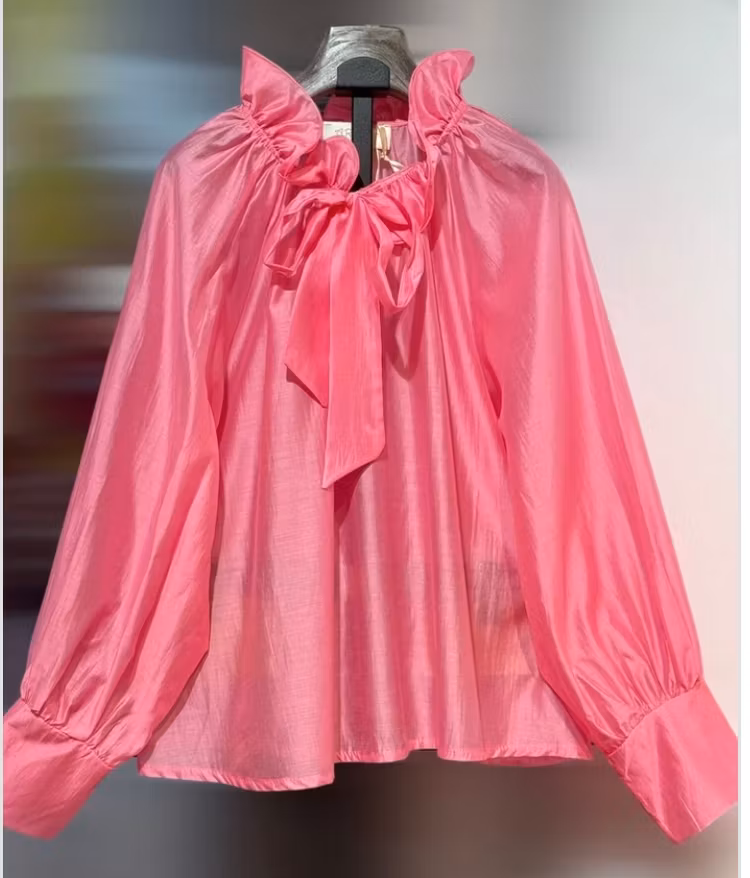 Blus Sofie korallcerise