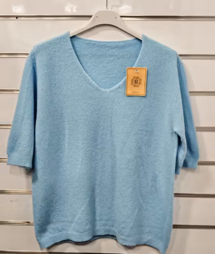 Kortärmad tröja blå